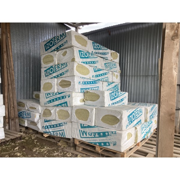 Минеральный утеплитель IZOTERM каменная вата 1200x600x100 мм