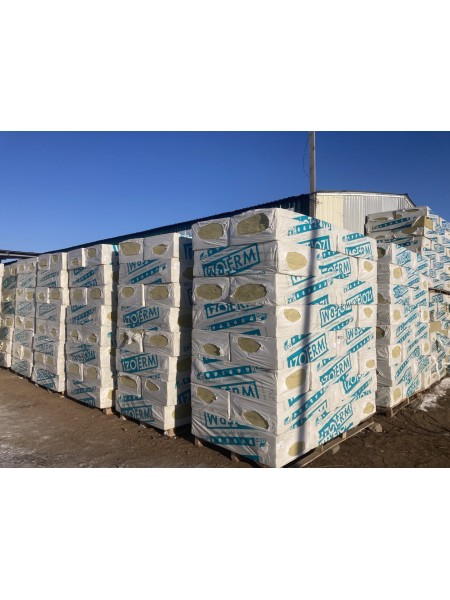 Минеральный утеплитель IZOTERM каменная вата 1200x600x100 мм