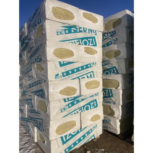 Минеральный утеплитель IZOTERM каменная вата 1200x600x100 мм