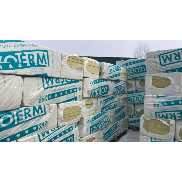 Минеральный утеплитель IZOTERM каменная вата 1200x600x50 мм