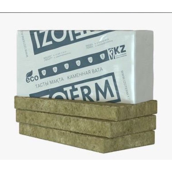 Минеральный утеплитель IZOTERM каменная вата 1200x600x80 мм
